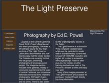 Tablet Screenshot of lightpreserve.com